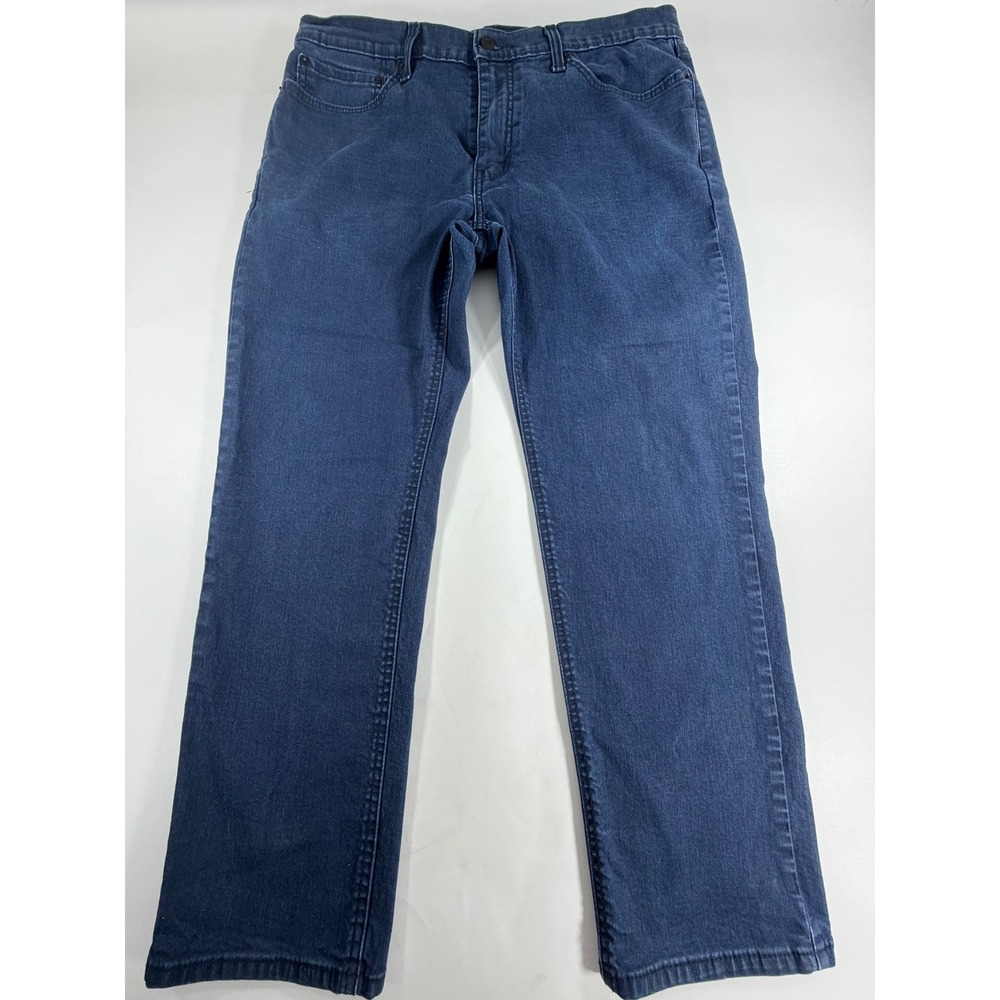 Levis 541 Athletic Taper Jeans Mens 36x30 Dark Wash Blue WaterLess Denim